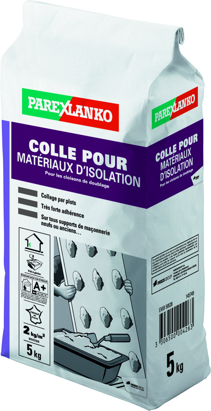 Colle pour matériaux d'isolation 5kg - PAREXLANKO